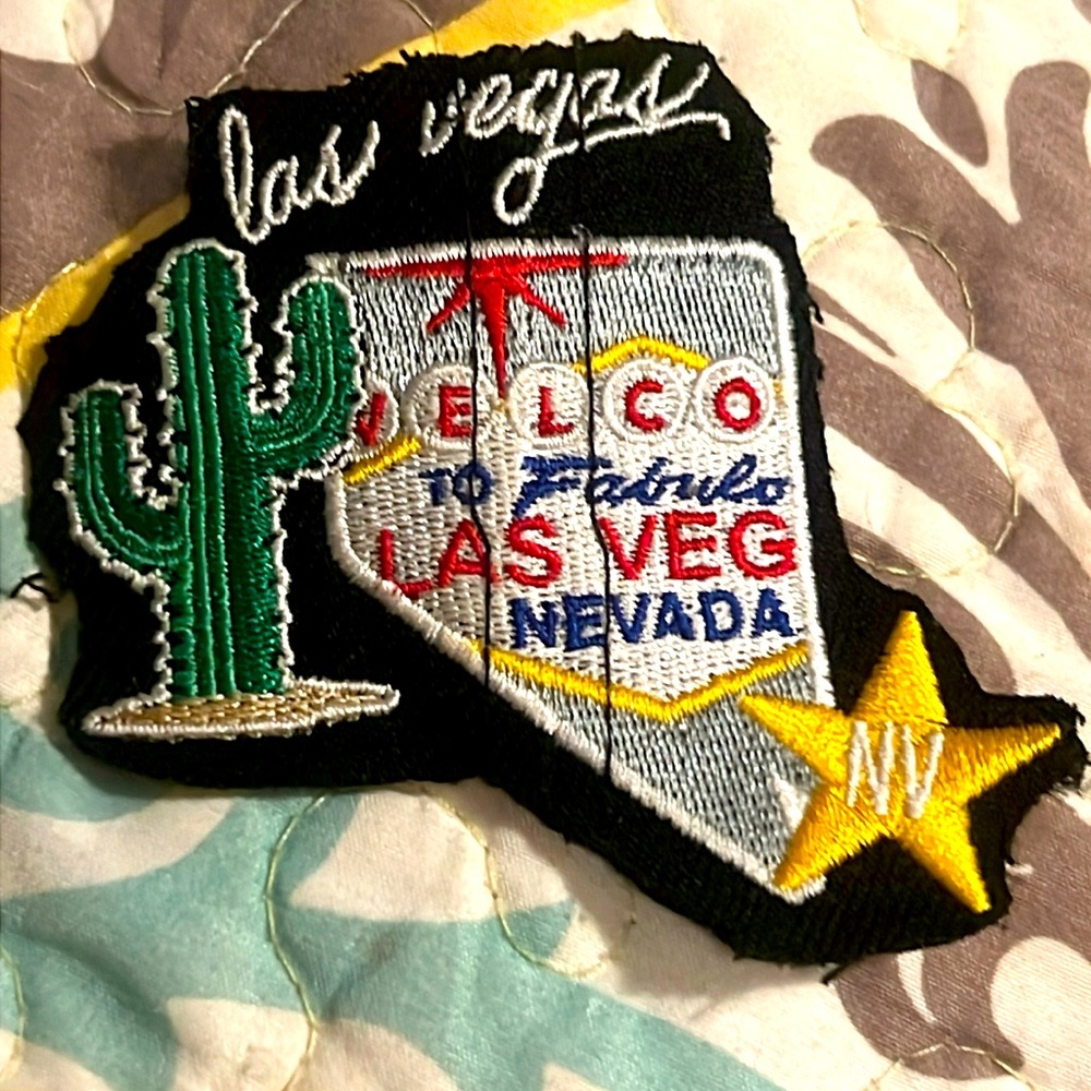 🔥LAS VEGAS "WELCOME TO LAS VEGAS" EMBROIDERED NEVADA PATCH